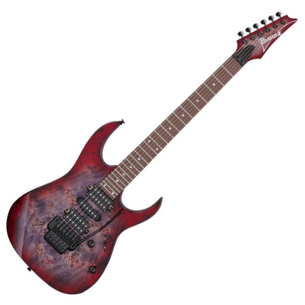 Ibanez RG470PB Poplar Burl Red Eclipse Burst - Image 1