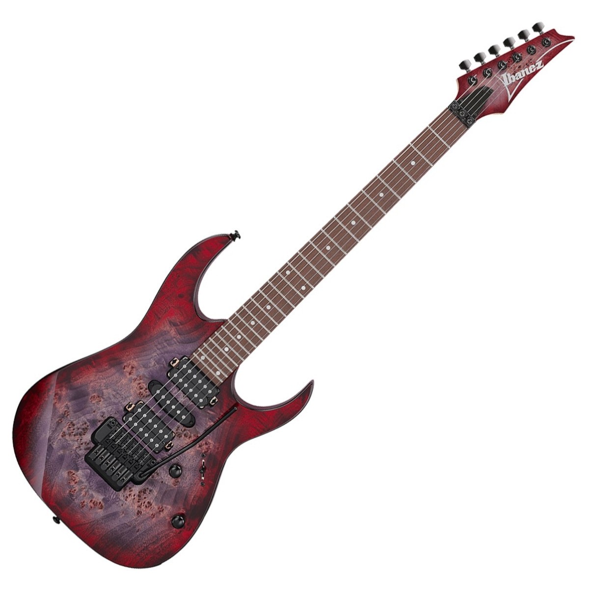 Ibanez RG470PB Poplar Burl Red Eclipse Burst - Image 1