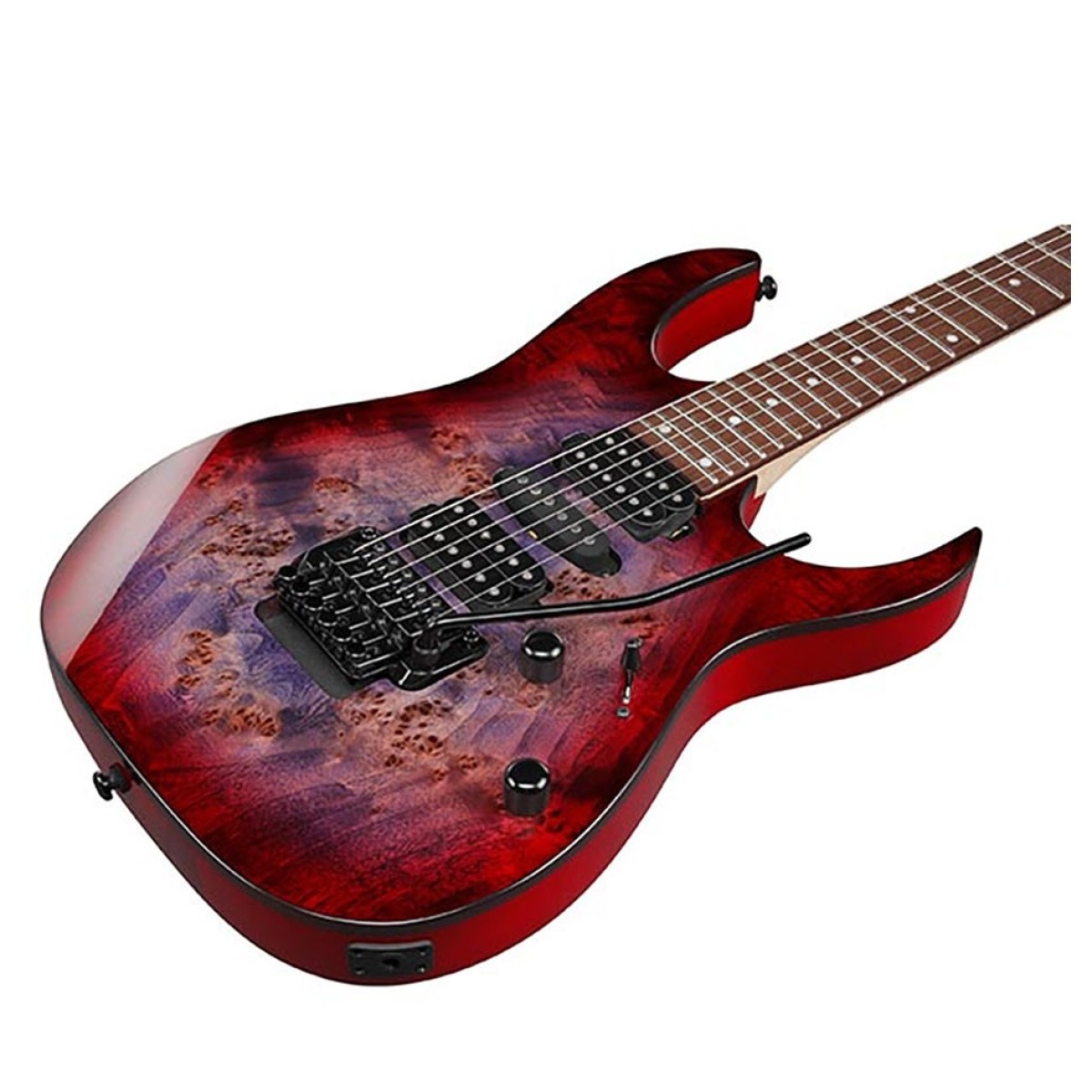 Ibanez RG470PB Poplar Burl Red Eclipse Burst - Image 3