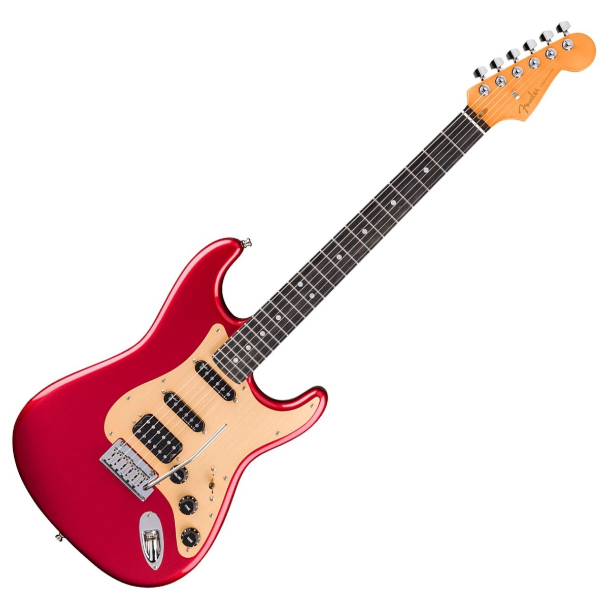 Fender American Ultra II Stratocaster HSS EB Sinister Red - Image 1
