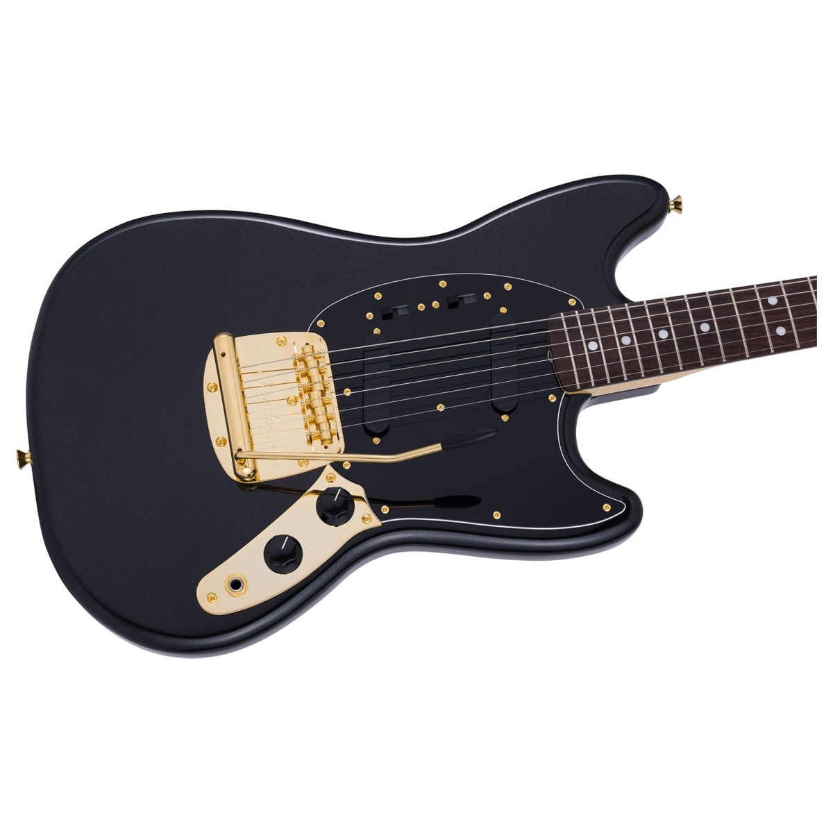 Fender Made in Japan Traditional 2025 Collection 60s Mustang RW Black Pearl - Image 2