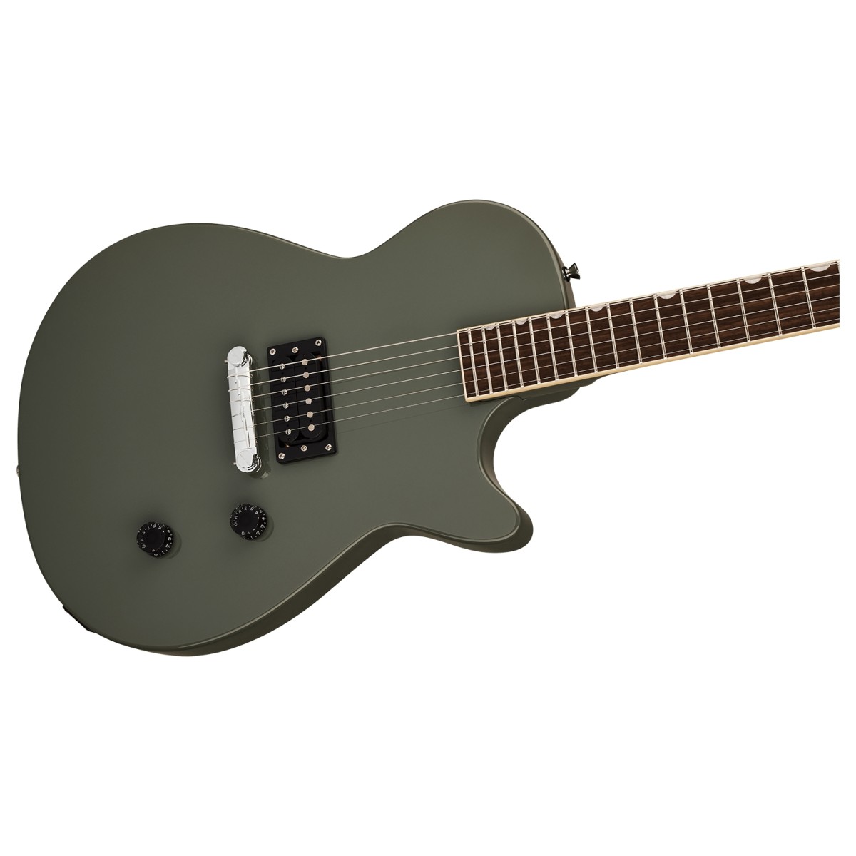 Gretsch Streamliner Jet Club 1 Pickup Olive Drab - Image 4