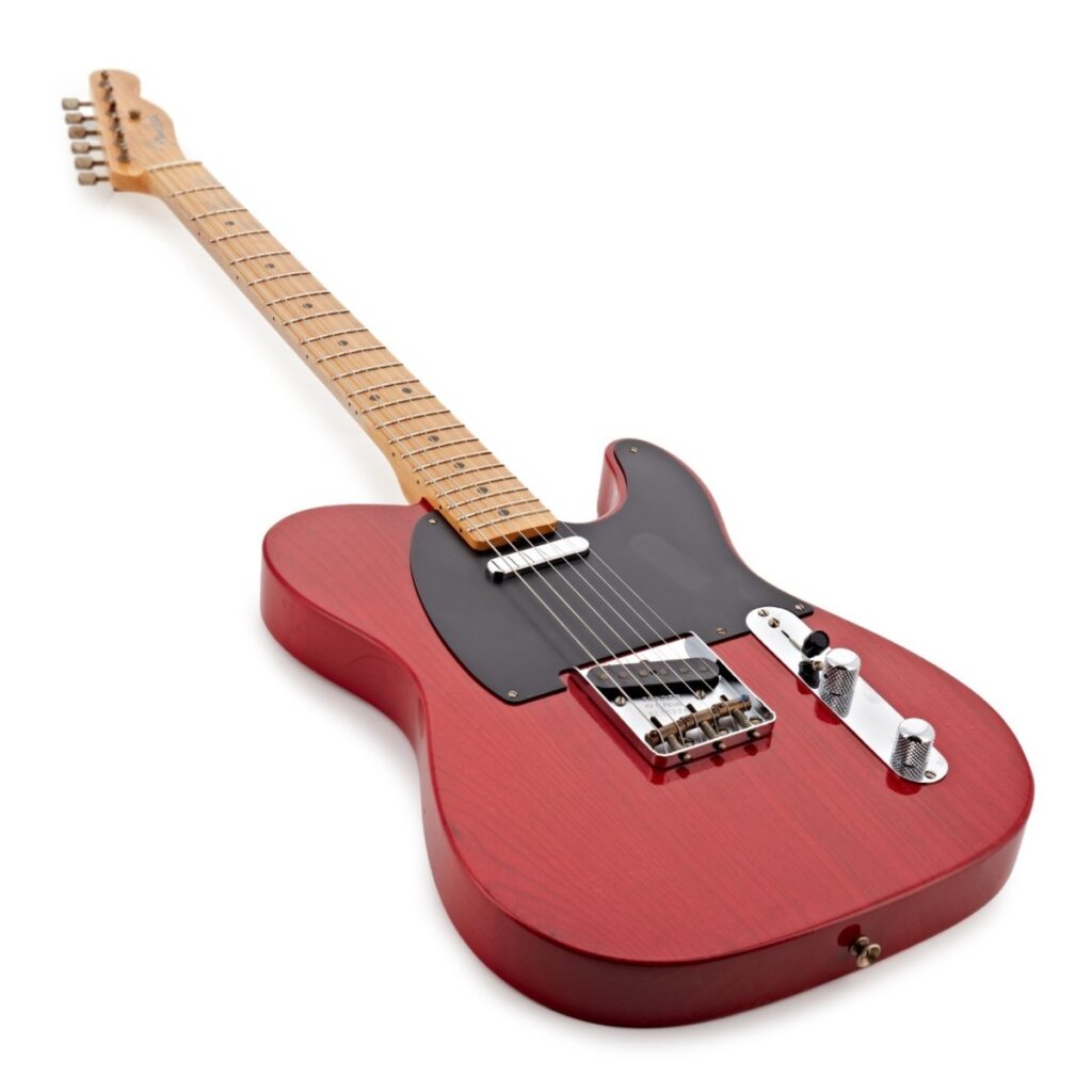Fender Custom Shop 1951 Nocaster Journeyman Relic 1-P Rift Sawn Maple Neck Aged Crimson Transparent