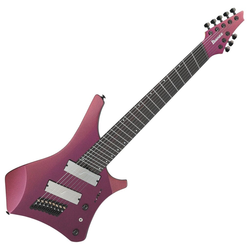 Ibanez A528 Alpha 8-String Multiscale Coral Mirage