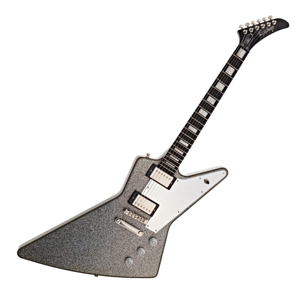 Epiphone Lzzy Hale Explorer Custom Black Diamond Holographic Sparkle