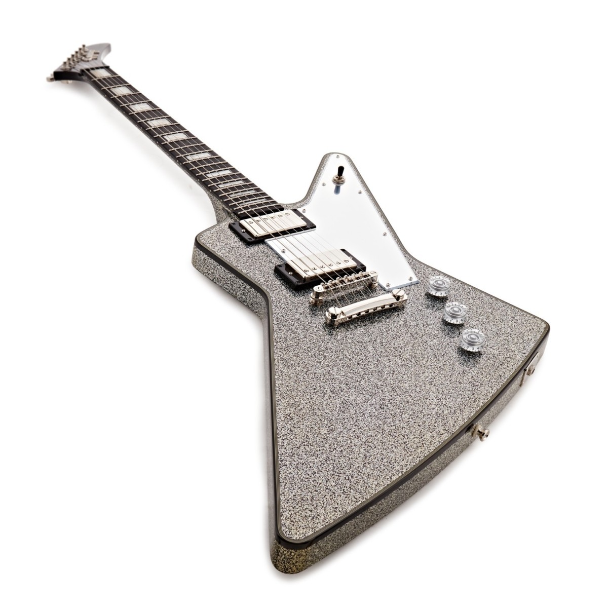Epiphone Lzzy Hale Explorer Custom Black Diamond Holographic Sparkle - Image 2
