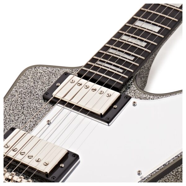 Epiphone Lzzy Hale Explorer Custom Black Diamond Holographic Sparkle - Image 4
