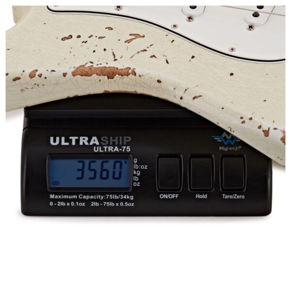 Fender Custom Shop Limited Edition 65 Strat Heavy Relic w/ CC Hardware Aged Olympic White - Image 2