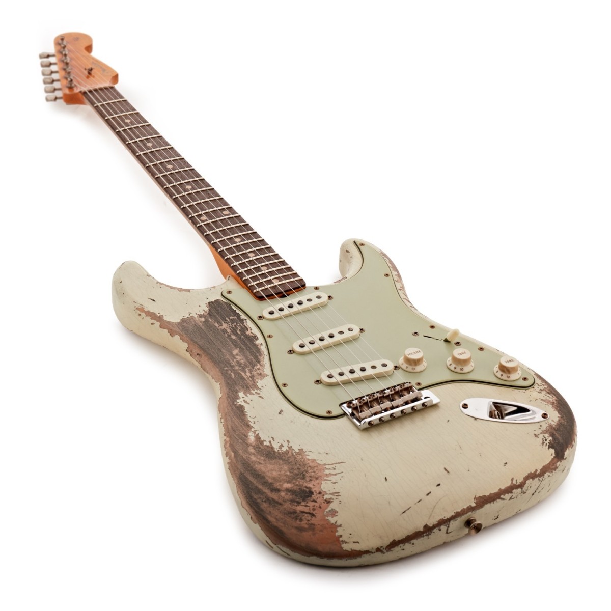 Fender Custom Shop Limited Edition 62/63 Stratocaster Super Heavy Relic Tomatillo Green - Image 3