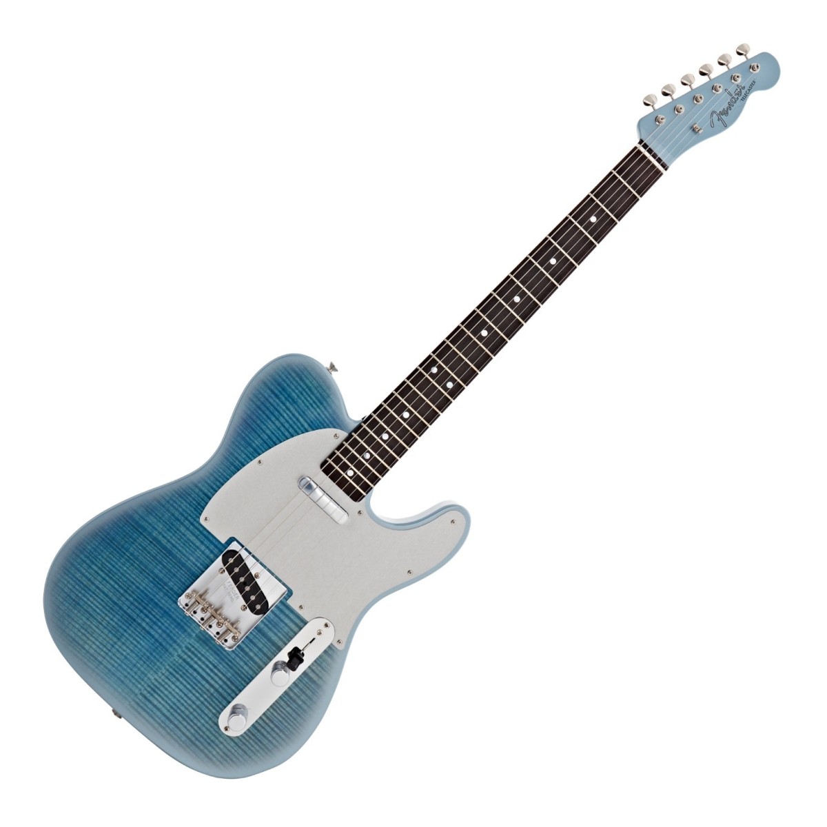Fender Custom Shop Master Built by Austin MacNutt 60s 5A Flame Top Tele NOS RW Ice Blue Met Burst - Image 1
