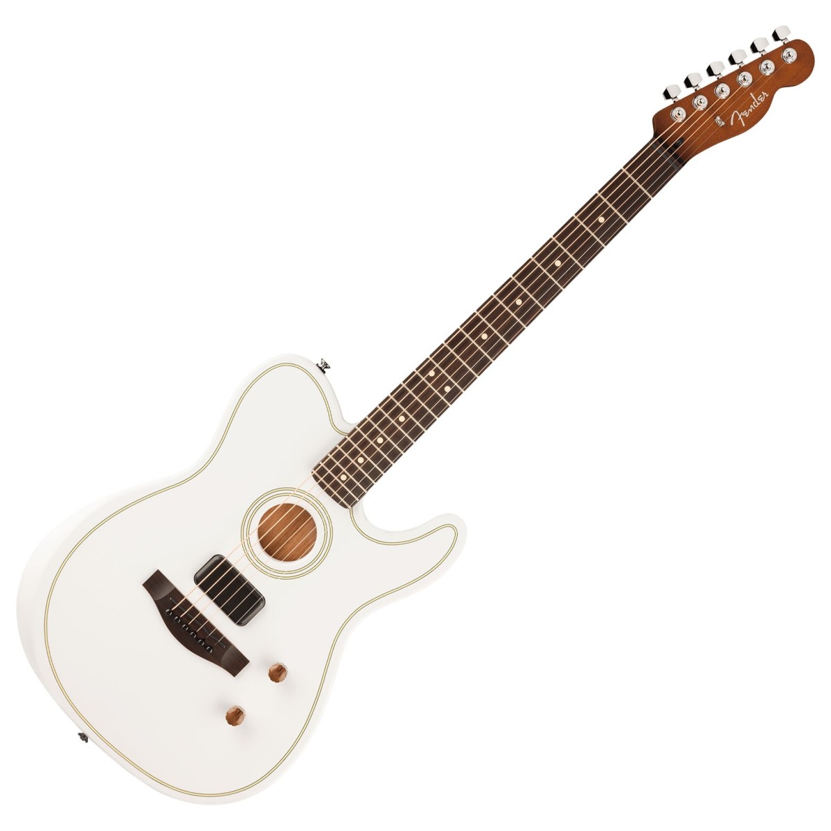 Fender Limited Edition Acoustasonic Standard Telecaster Arctic Gold - Image 1