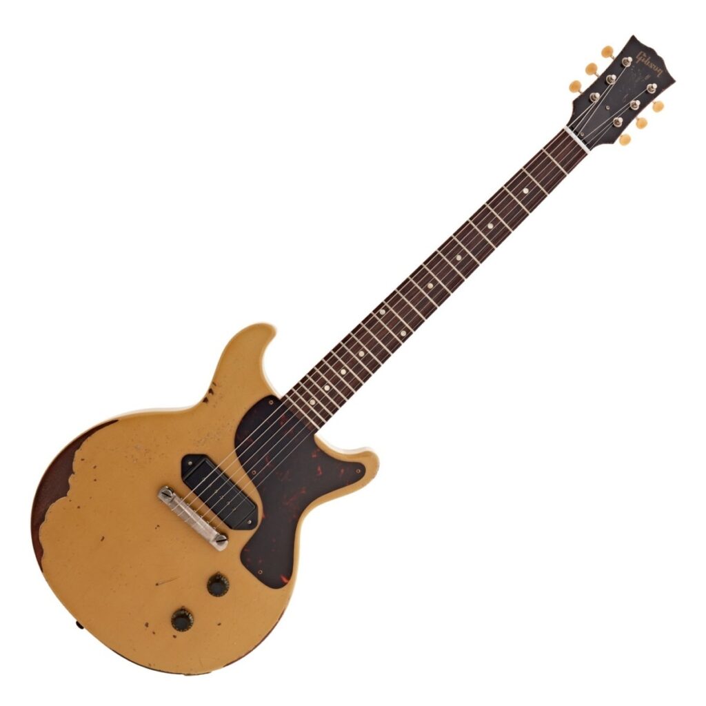 Gibson Custom 1960 Les Paul Junior Double Cut Reissue Ultra Heavy Aged​ TV Yellow #06019