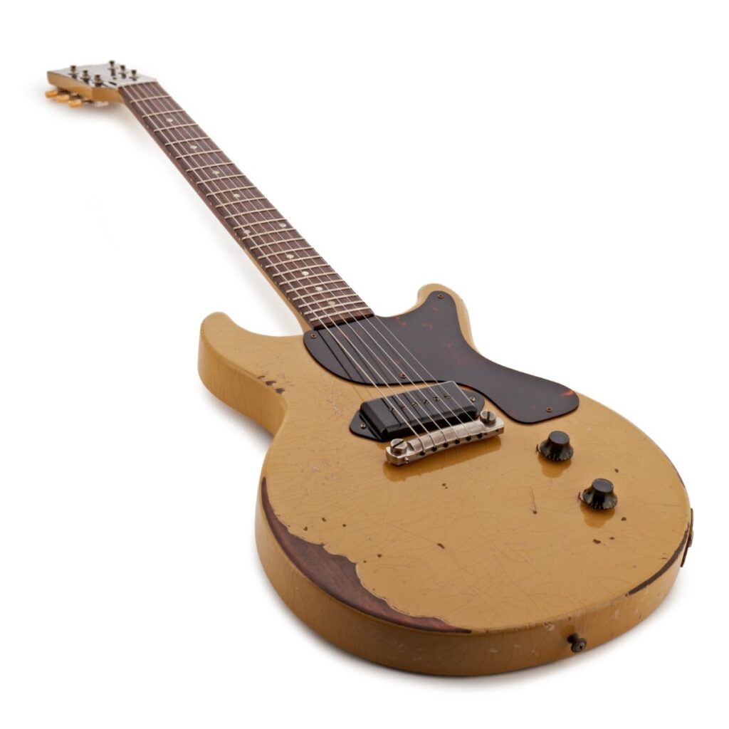 Gibson Custom 1960 Les Paul Junior Double Cut Reissue Ultra Heavy Aged TV Yellow #06019