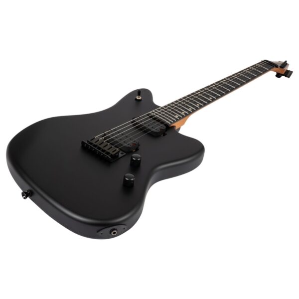 Spira Guitars J-400 Baritone MBK Satin Black - Image 2