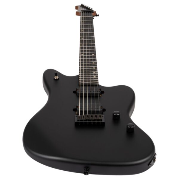 Spira Guitars J-400 Baritone MBK Satin Black - Image 3