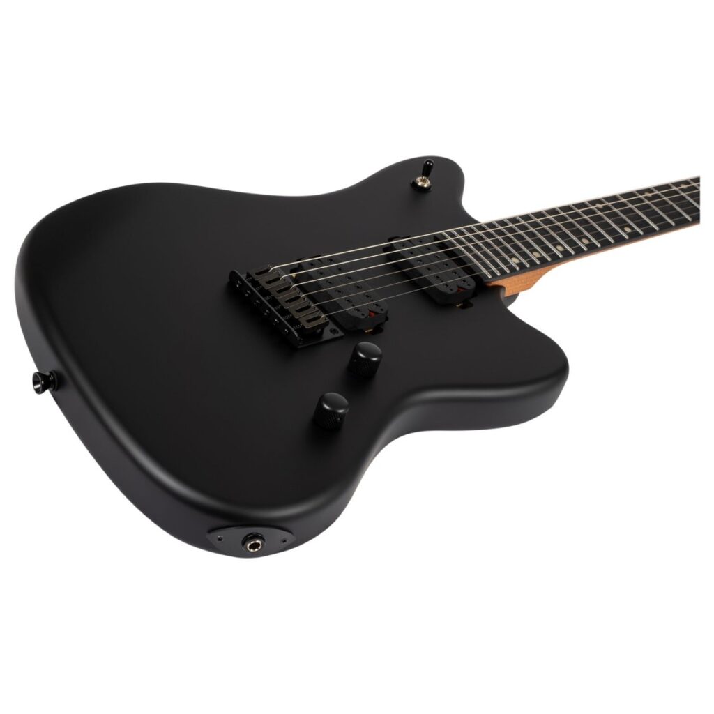 Spira Guitars J-400 Baritone MBK Satin Black
