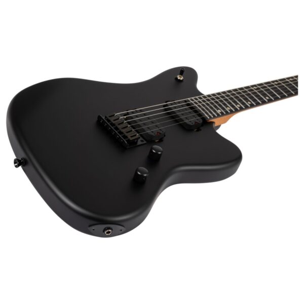Spira Guitars J-400 Baritone MBK Satin Black - Image 4
