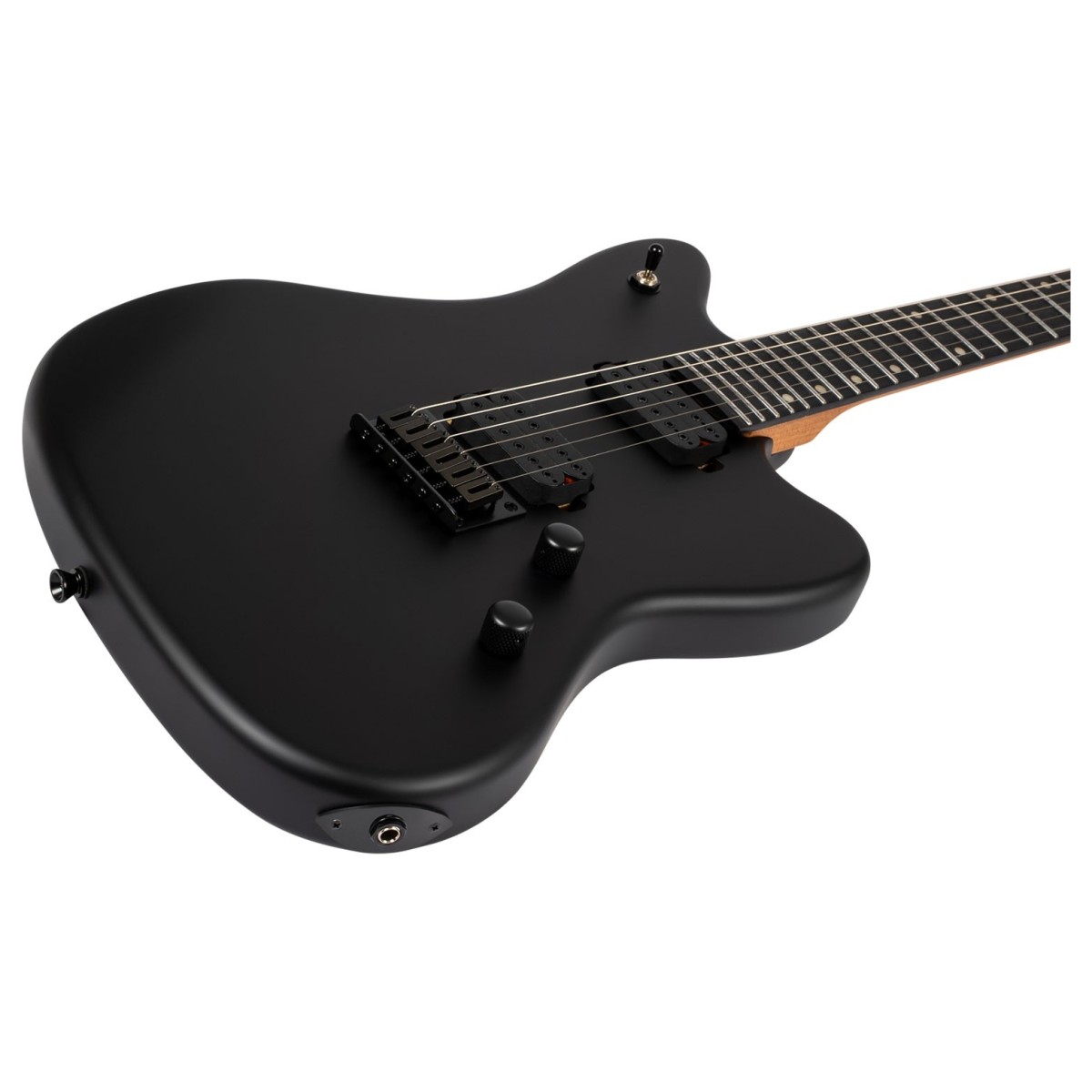 Spira Guitars J-400 Baritone MBK Satin Black - Image 4