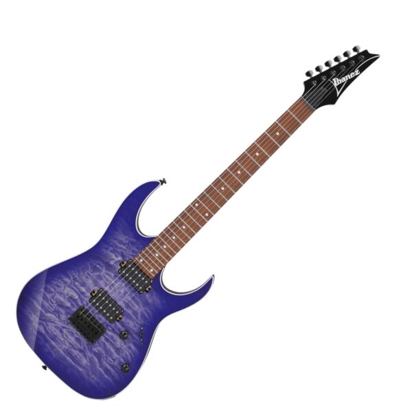 Ibanez RG421QM Cerulean Blue Burst - Image 1