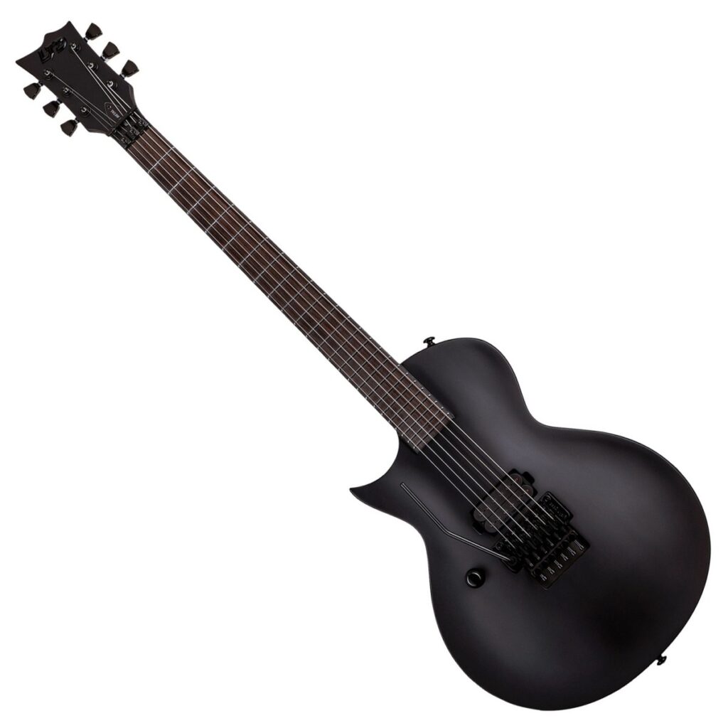 ESP LTD EC-FR Black Metal Left Handed Black Satin