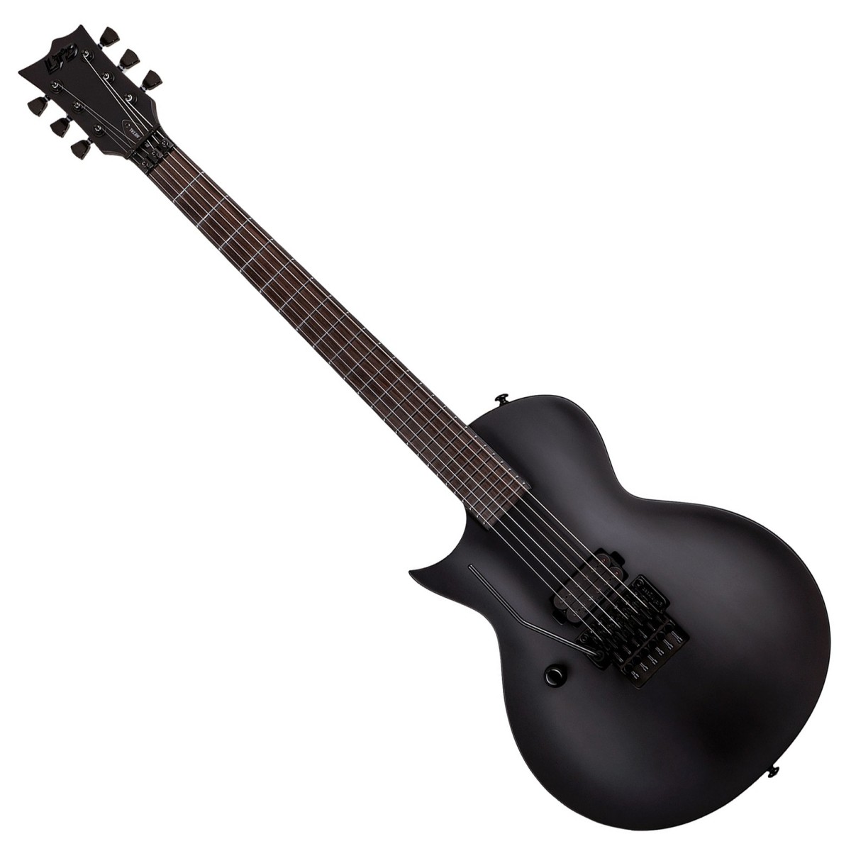 ESP LTD EC-FR Black Metal Left Handed Black Satin - Image 1