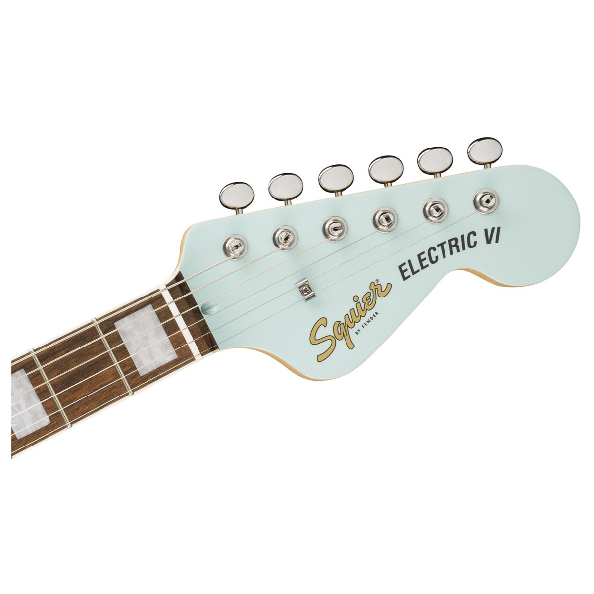 Squier Paranormal Electric VI Daphne Blue - Image 3