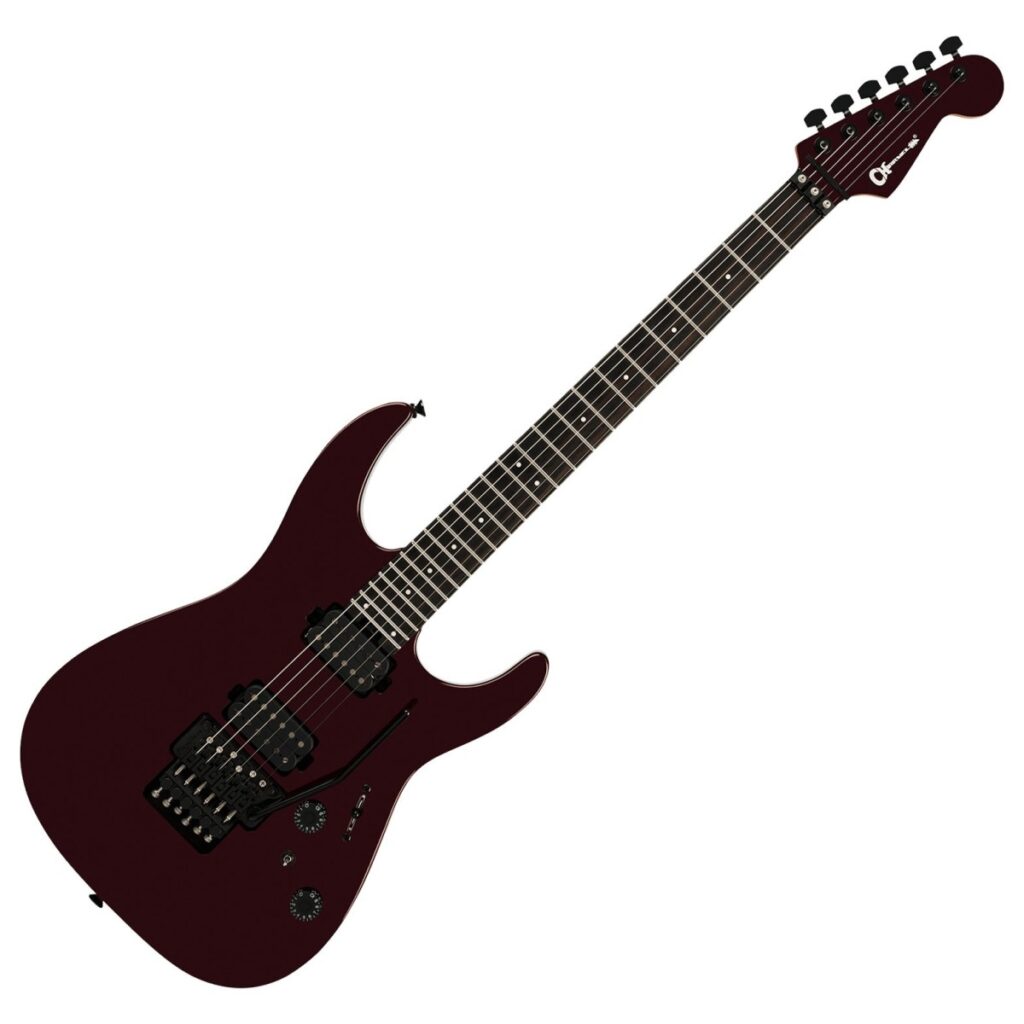 Charvel Pro-Mod Plus Dinky DK24 HH FR EB Ebony Fingerboard Crimson Eclipse