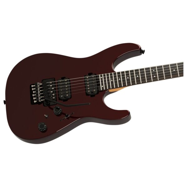 Charvel Pro-Mod Plus Dinky DK24 HH FR EB Ebony Fingerboard Crimson Eclipse - Image 2