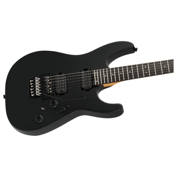 Charvel Pro-Mod Plus Dinky DK24 HH FR EB Ebony Fingerboard Satin Black - Image 2