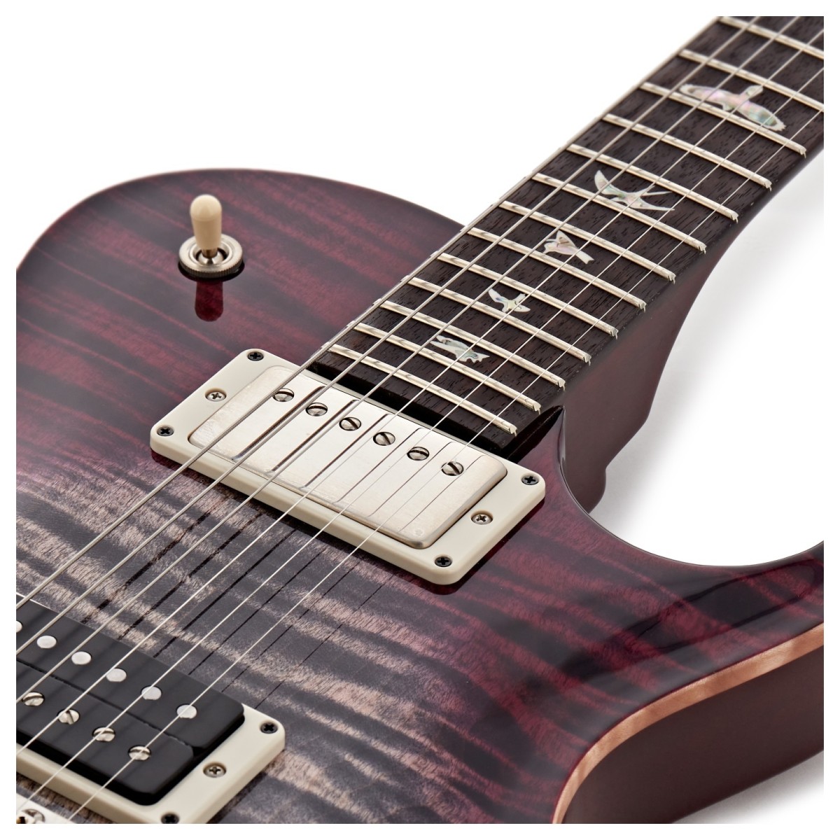 PRS Tremonti Trem Charcoal Purple Burst Natural Binding #0415741 - Image 4