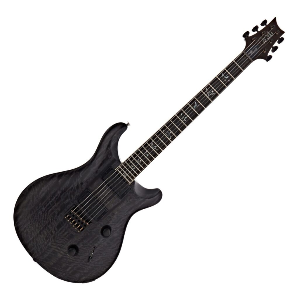 PRS Mark Holcomb Signature Grey Black Stained Binding Satin Nitro #0416790
