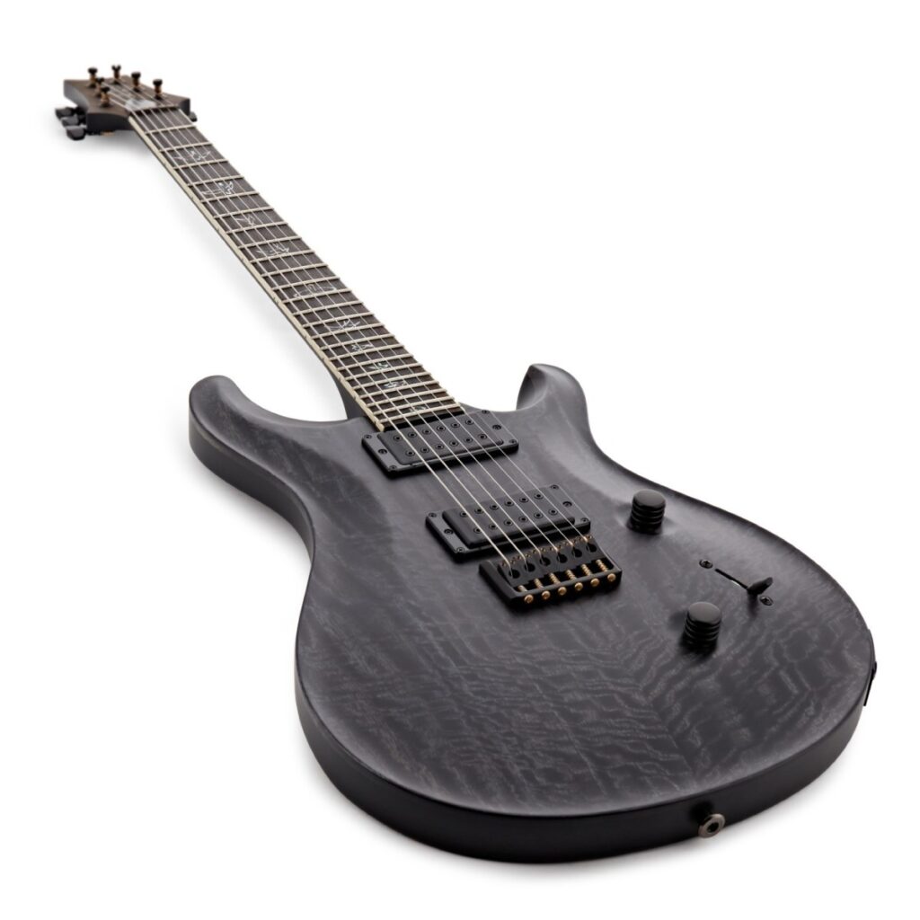 PRS Mark Holcomb Signature Grey Black Stained Binding Satin Nitro #0416790