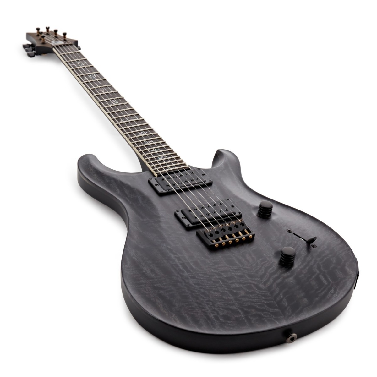 PRS Mark Holcomb Signature Grey Black Stained Binding Satin Nitro #0416790 - Image 2