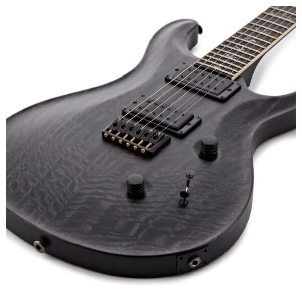 PRS Mark Holcomb Signature Grey Black Stained Binding Satin Nitro #0416790 - Image 3