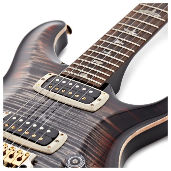 PRS Custom 24-08 Semi-Hollow 10-Top Charcoal Cherry Burst #0407888 - Image 4