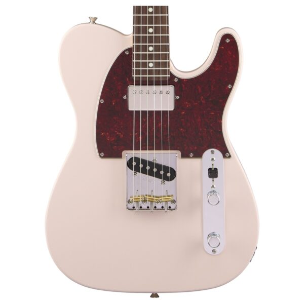 Fender Made in Japan Hybrid II Telecaster SH RW Satin Shell Pink - Image 2