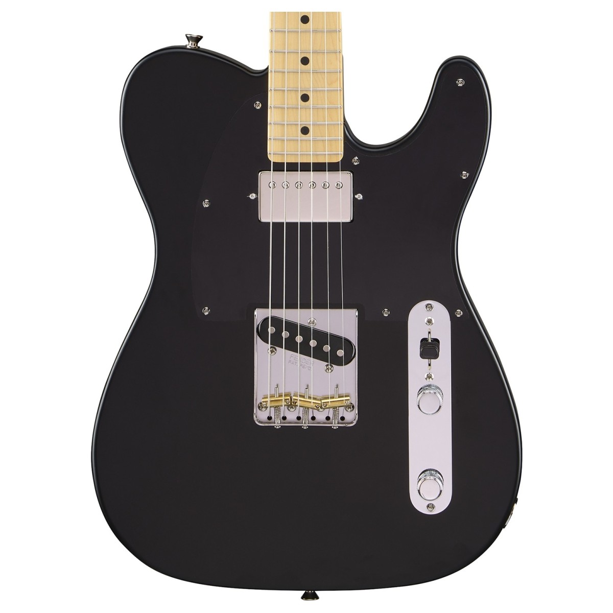 Fender Made in Japan Hybrid II Telecaster SH MN Satin Black - Image 2