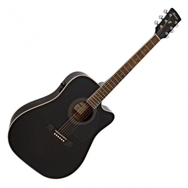 Ibanez PF15ECE Electro Acoustic Black - Image 1