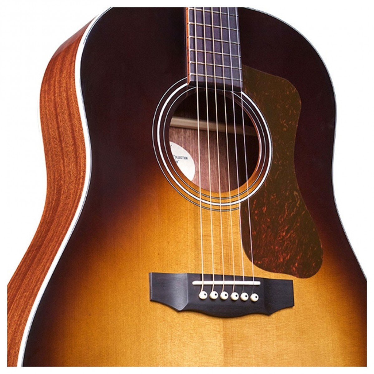 Guild DS-240 Memoir Slope Shoulder Acoustic Vintage Sunburst Gloss - Image 4