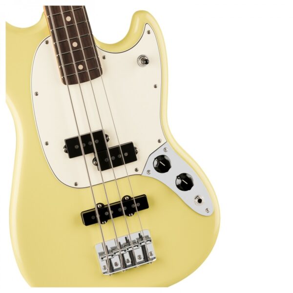 Fender Player II Mustang Bass PJ RW Hialeah Yellow - Image 3