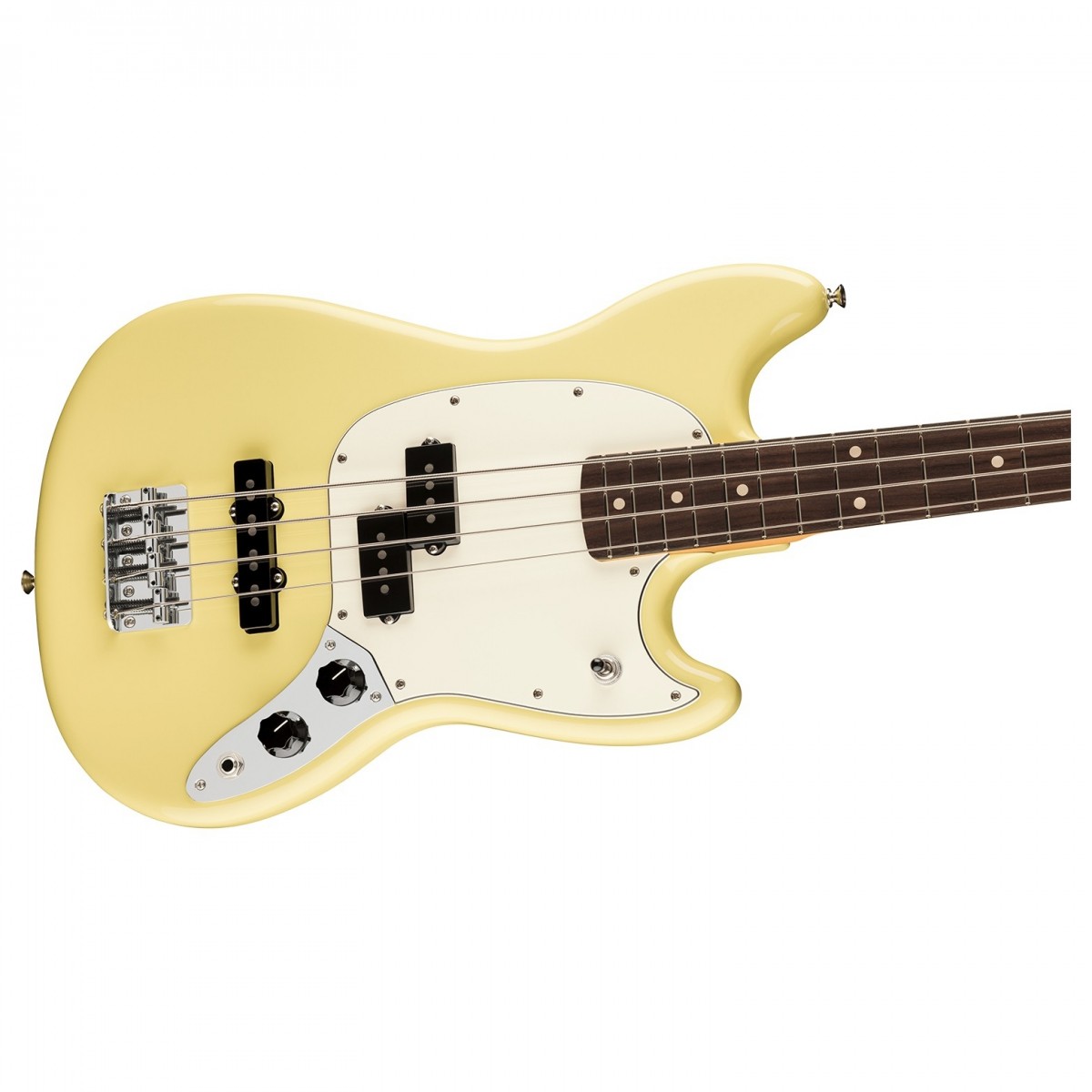 Fender Player II Mustang Bass PJ RW Hialeah Yellow - Image 4