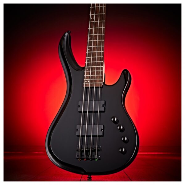 G4M 878 Bass Guitar All Black & Eden Orbiter 8 Combo Amp - Image 2
