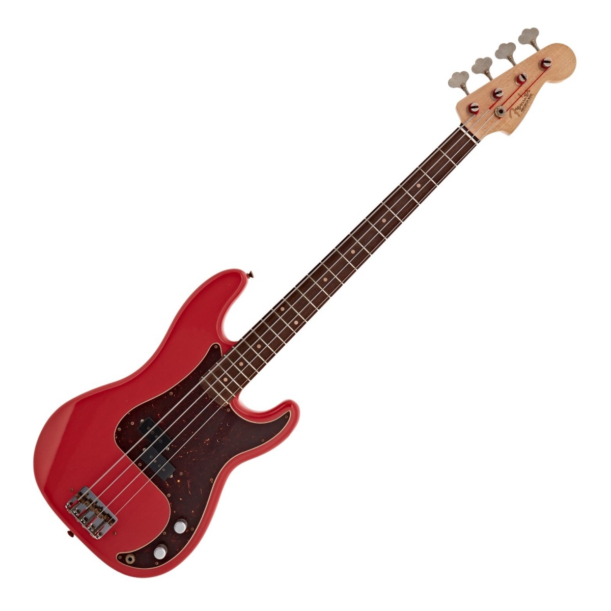 Fender Custom Shop Pino Palladino Signature Precision Bass RW Fiesta Red over Desert Sand - Image 1