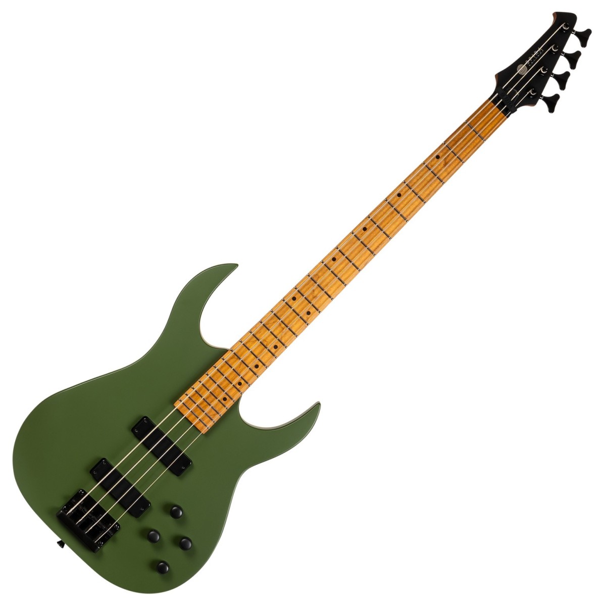 Spira Guitars B-400 MGR Bass Satin Green - Image 1