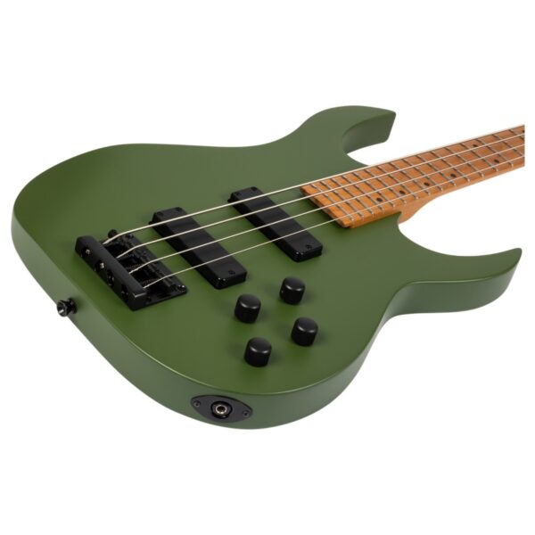 Spira Guitars B-400 MGR Bass Satin Green - Image 2