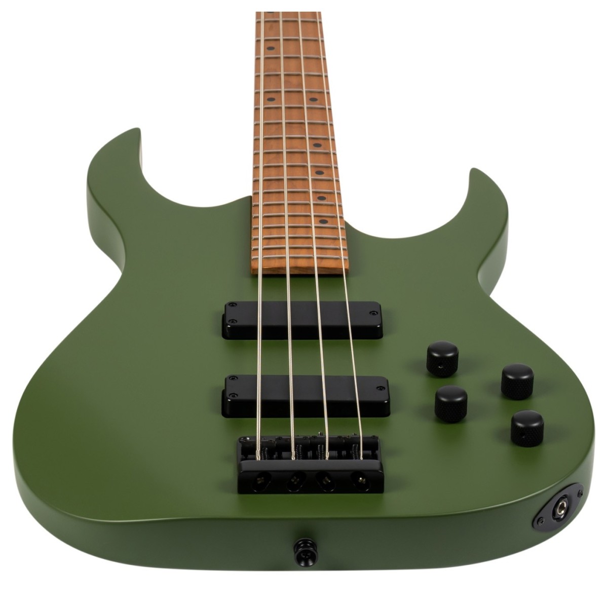 Spira Guitars B-400 MGR Bass Satin Green - Image 3