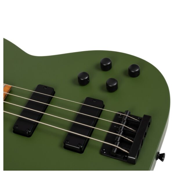 Spira Guitars B-400 MGR Bass Satin Green - Image 4