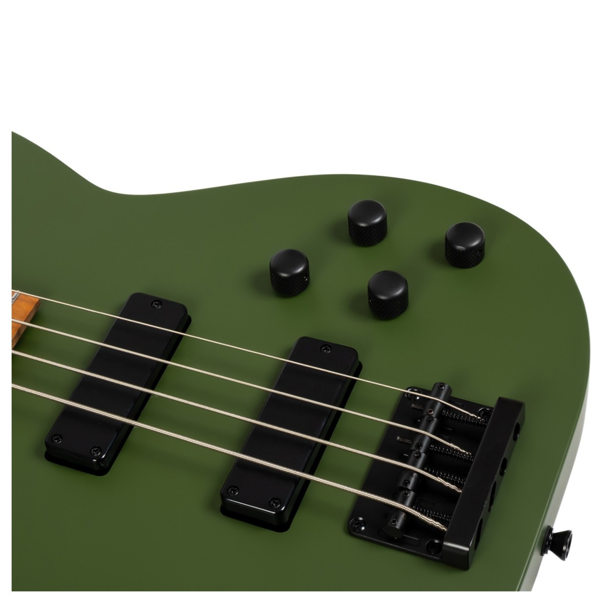 Spira Guitars B-400 MGR Bass Satin Green - Image 4