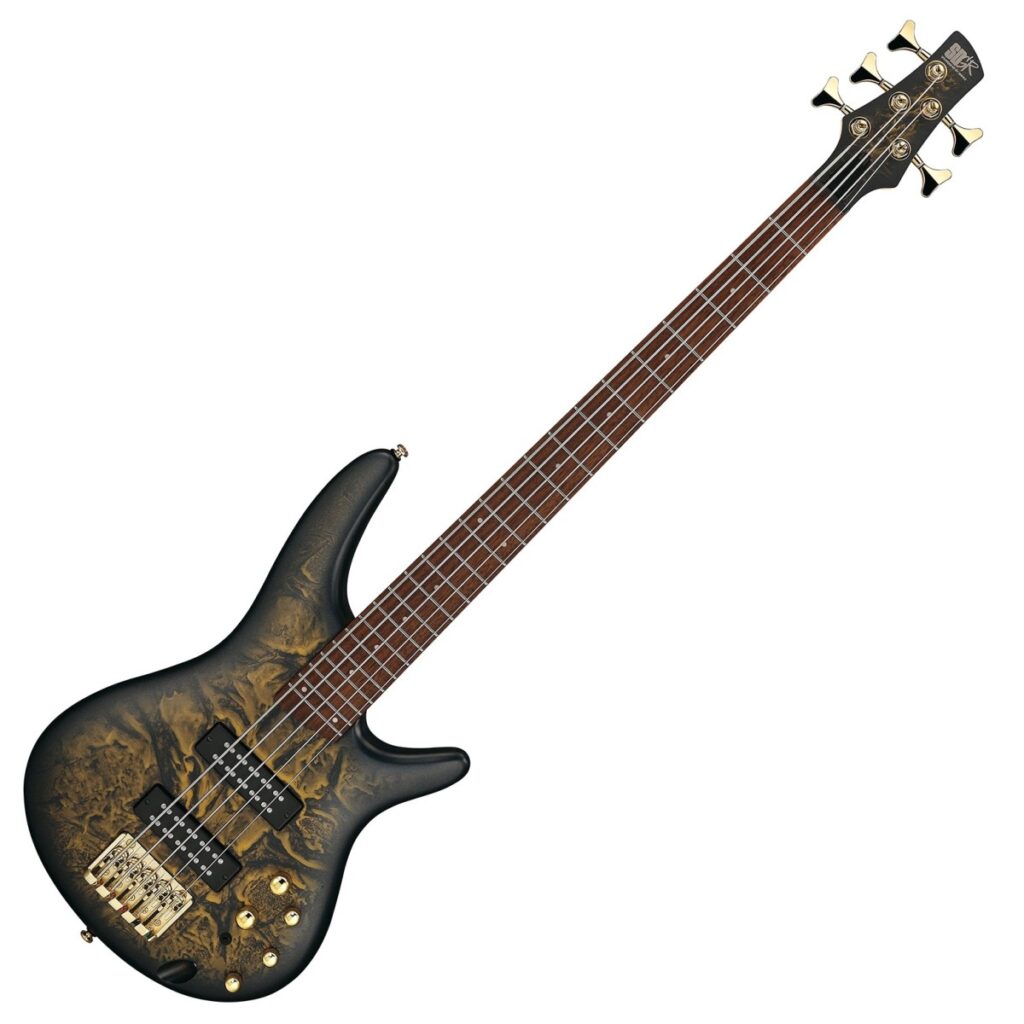 Ibanez SR305EDX SR 5 String Frozen Gold Matte