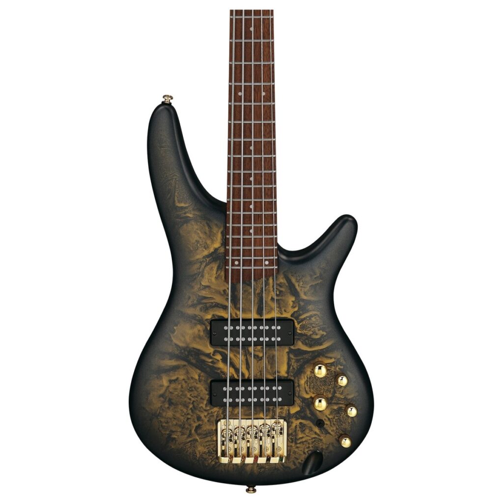 Ibanez SR305EDX SR 5 String Frozen Gold Matte